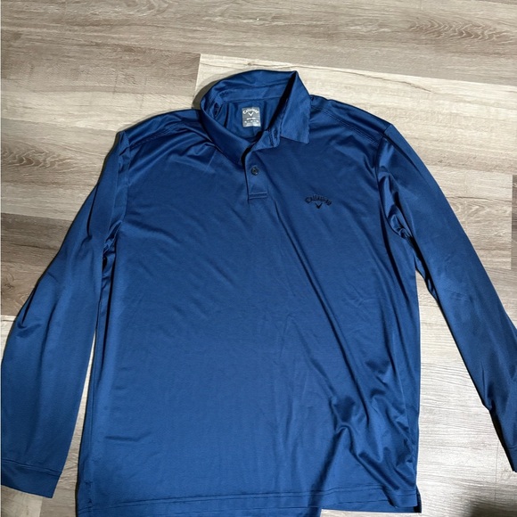 Callaway Blue Performance Polo Shirt - Picture 1 of 4